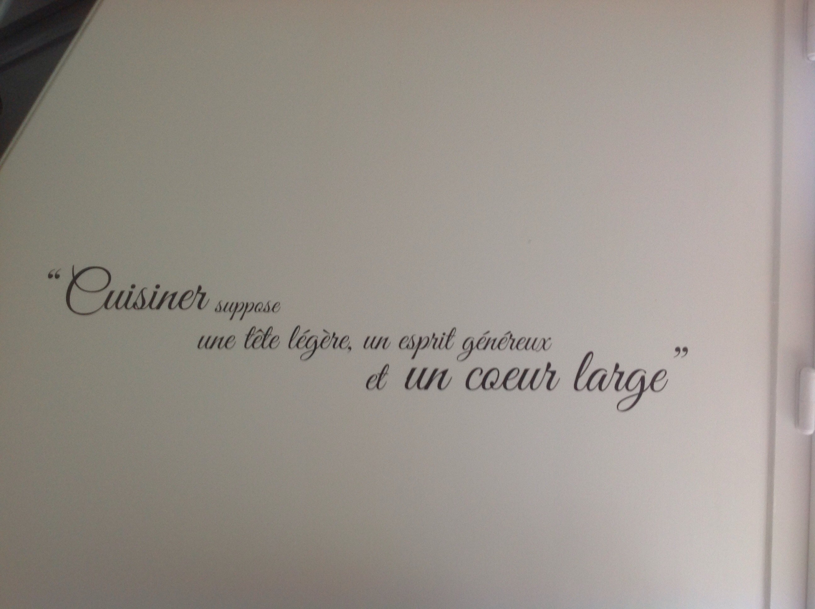 Sticker cuisine esprit cœur - TenStickers