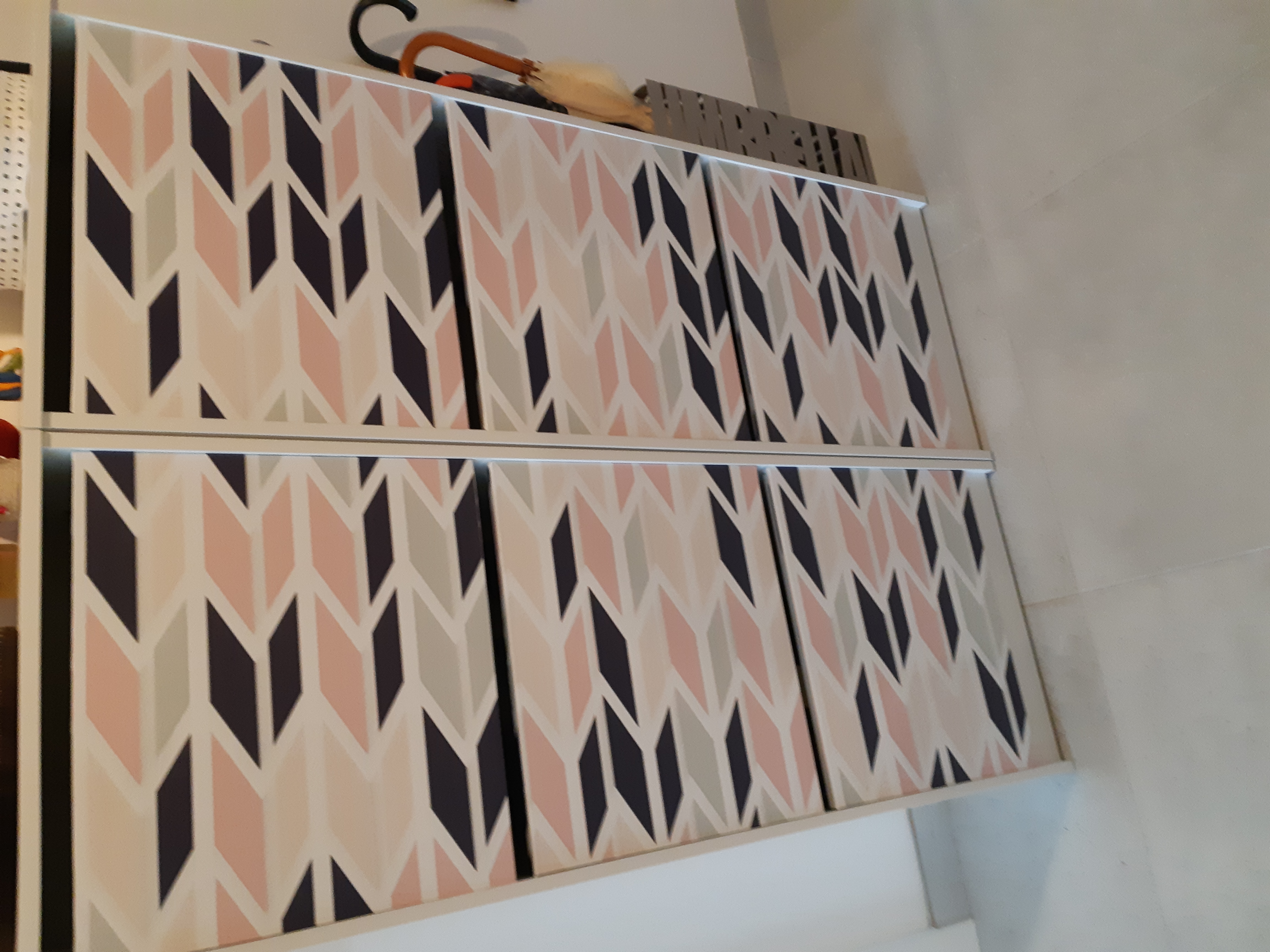 geometric pattern furniture decal - TenStickers