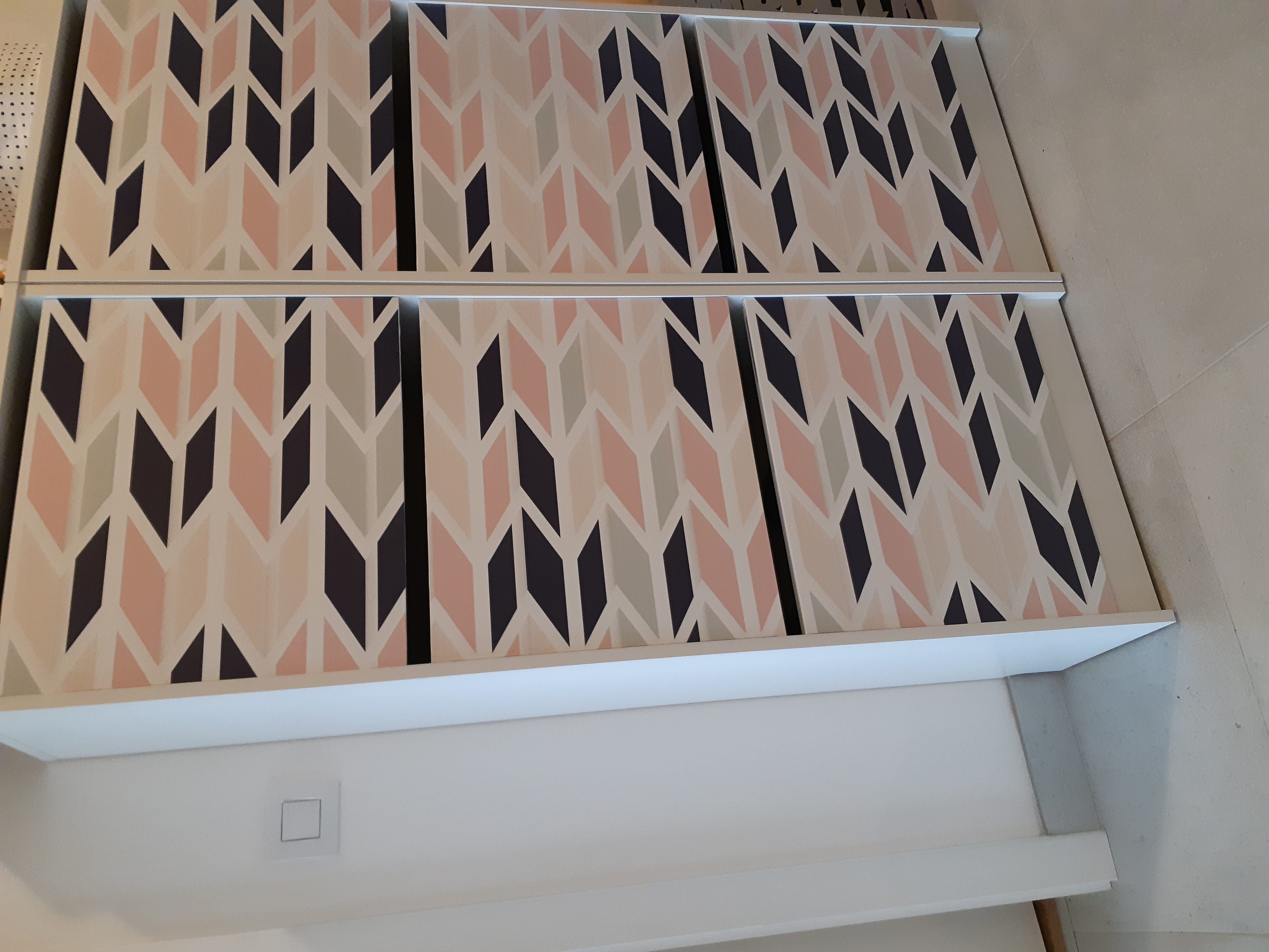 geometric pattern furniture decal - TenStickers