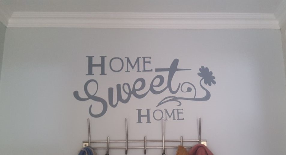 Home Sweet Home Vinile E Adesivo Decorativo - Foto 3