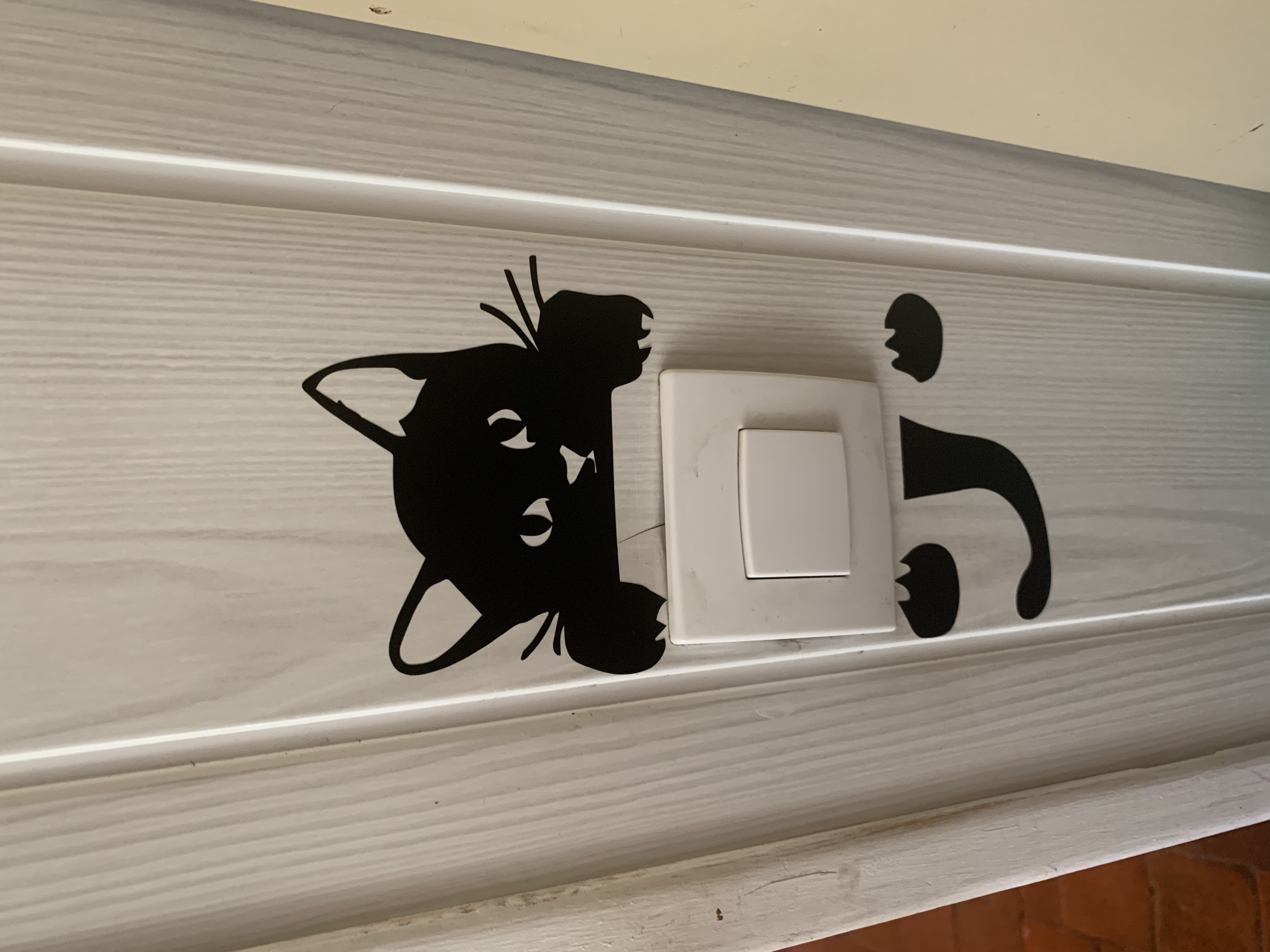 Stika.co - Set Di 2 Adesivi In Vinile Per Interruttore Luce Singolo O Doppio, Per La Casa, Accessori Decorativi Per La Casa - Foto 2