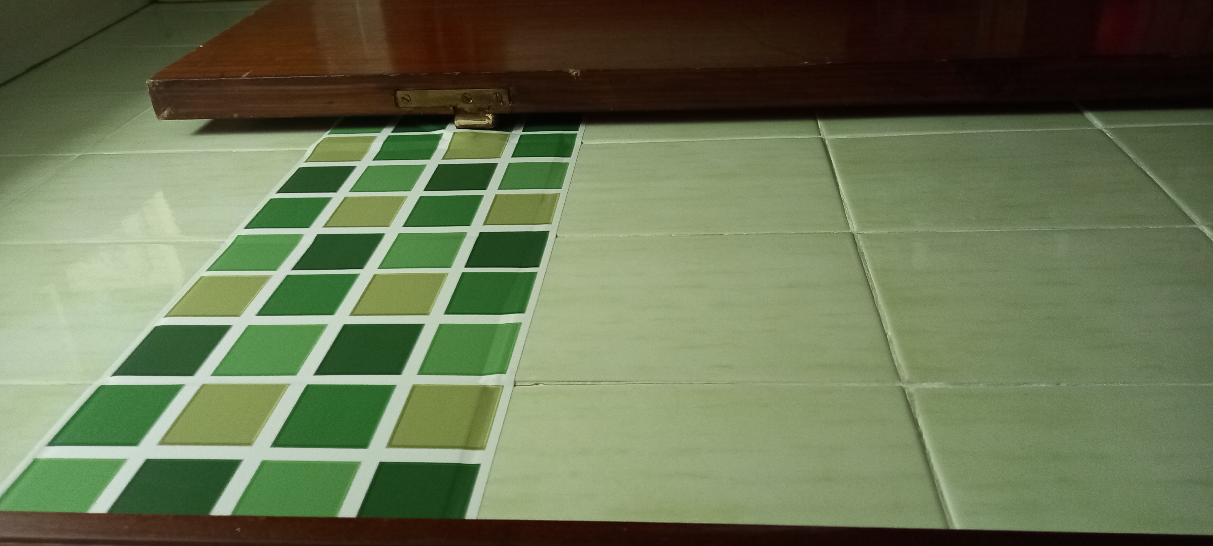 Adesivo piastrelle tonalità verde - TenStickers