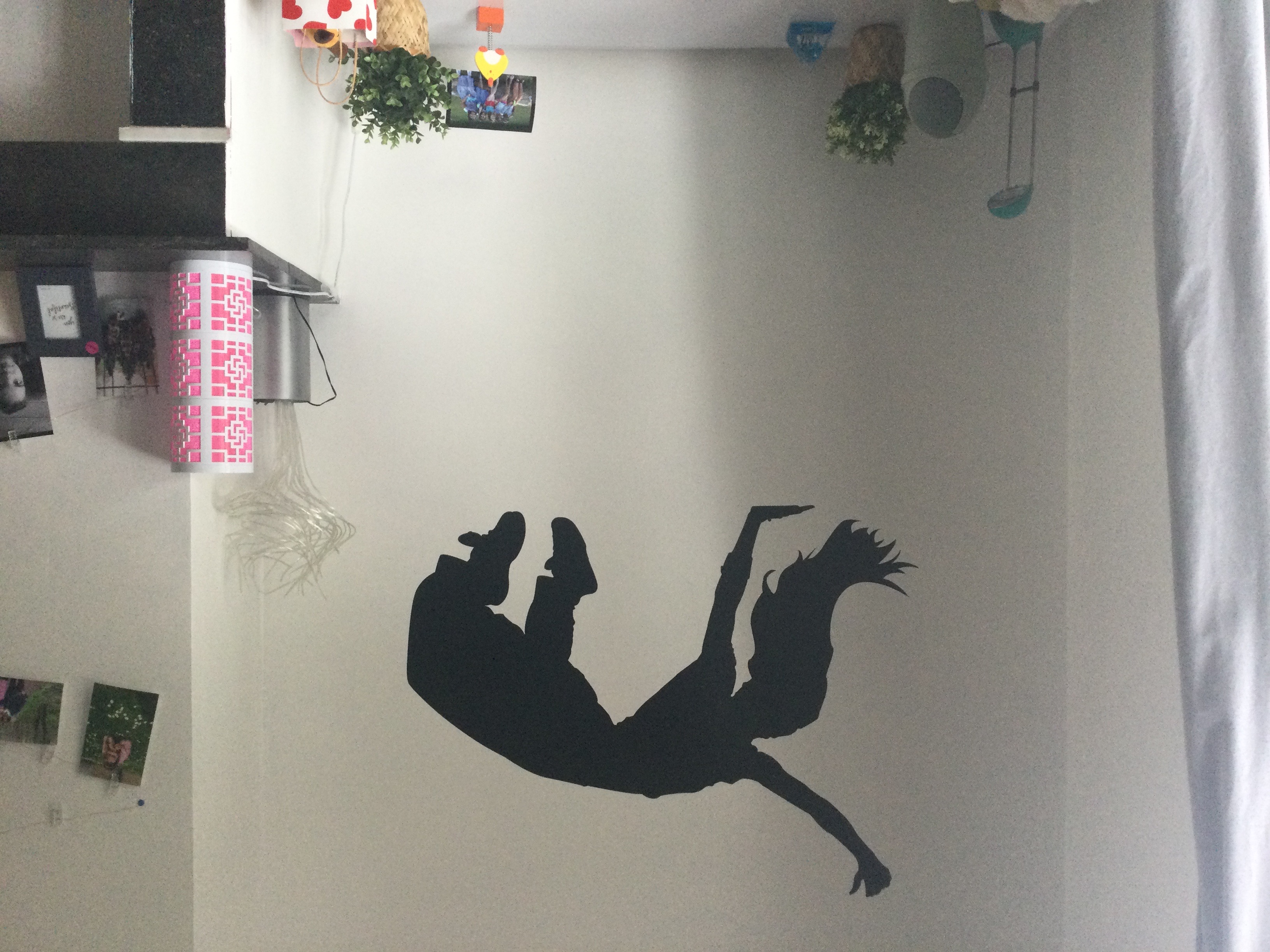 Pegatina De Vinilo Decorativa “Dance In The Rain” – Para Pared, Fácil Aplicación, Ideal Para Dormitorio O Sala