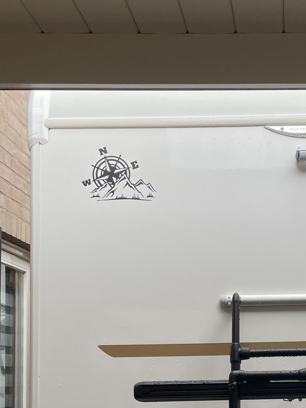 Adesivo Per Roulotte Bussola D'avventura - Foto 12