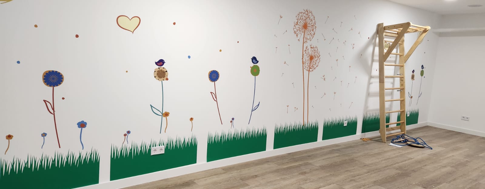 Two Dandelions Wall Art Decal - TenStickers