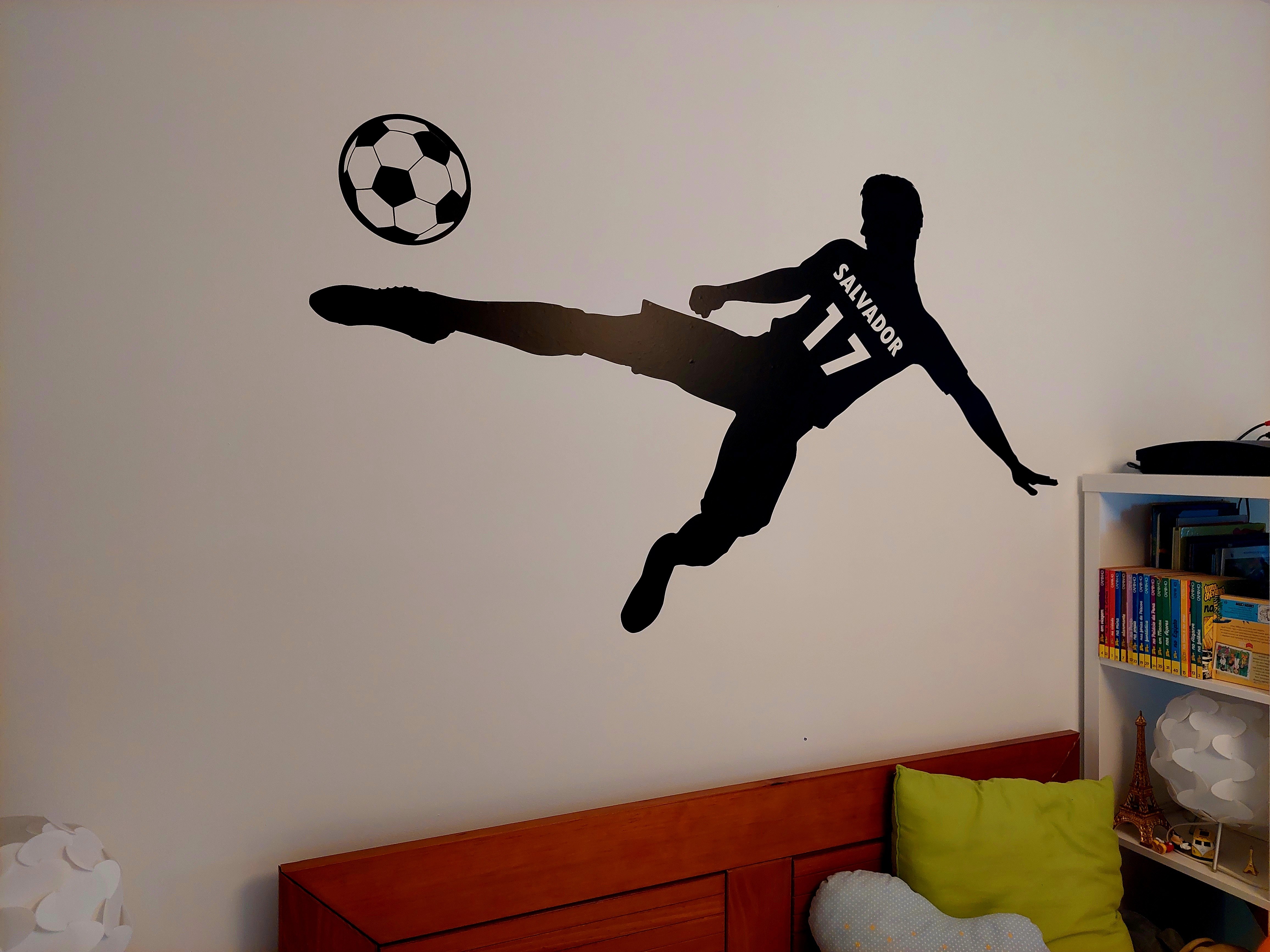 fußball wandtattoo 3D Fußball Wandtattoo Kinderzimmer - TenStickers