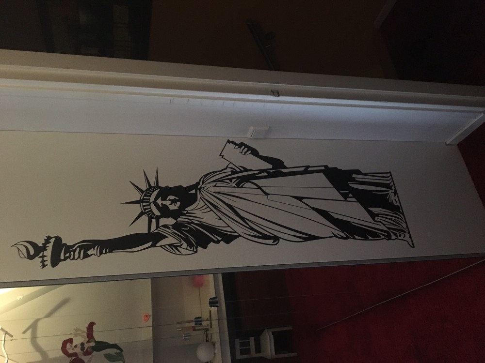 Panneau Tissu Décoratif Statue De La Liberté New York - Thème NYC - Neuf - Décoration Murale