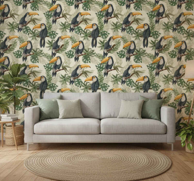 Jungle wall mural mural de la selva - TenStickers