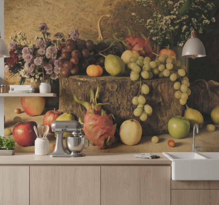 Fotobehang keuken fruit voor de keuken - TenStickers