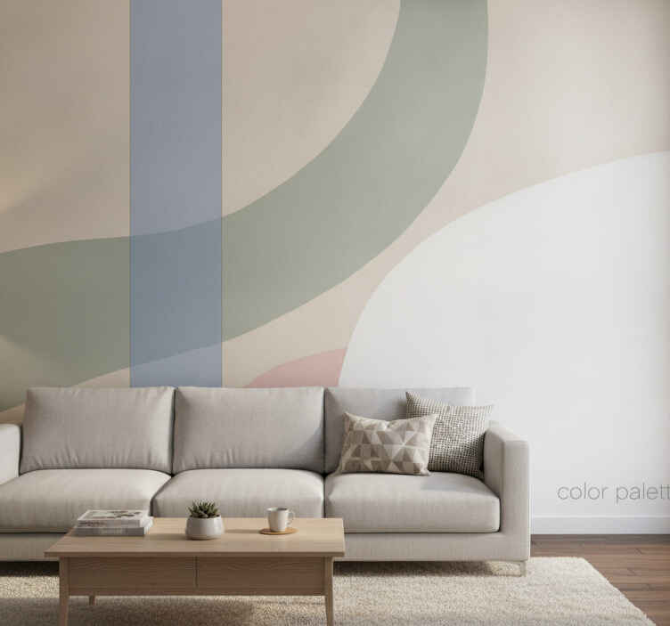 Fototapete beige farbpalette - TenStickers
