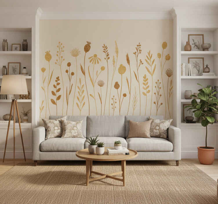 Fototapete beige trendiges must-have beige - TenStickers