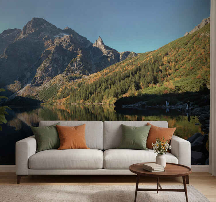 Tapisserie vert morskie oko au printemps - TenStickers