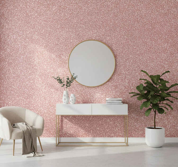 Tapisserie entrée tapis de souris paillettes roses - TenStickers