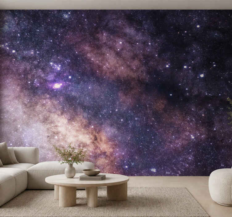 Sky wall mural celestial night - TenStickers