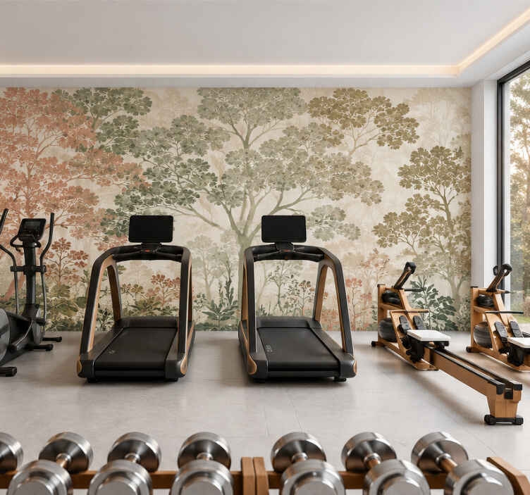 Papel mural bosque naturaleza - TenVinilo