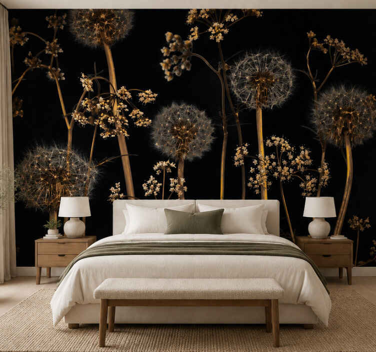 Mural diente de león naturaleza - TenVinilo