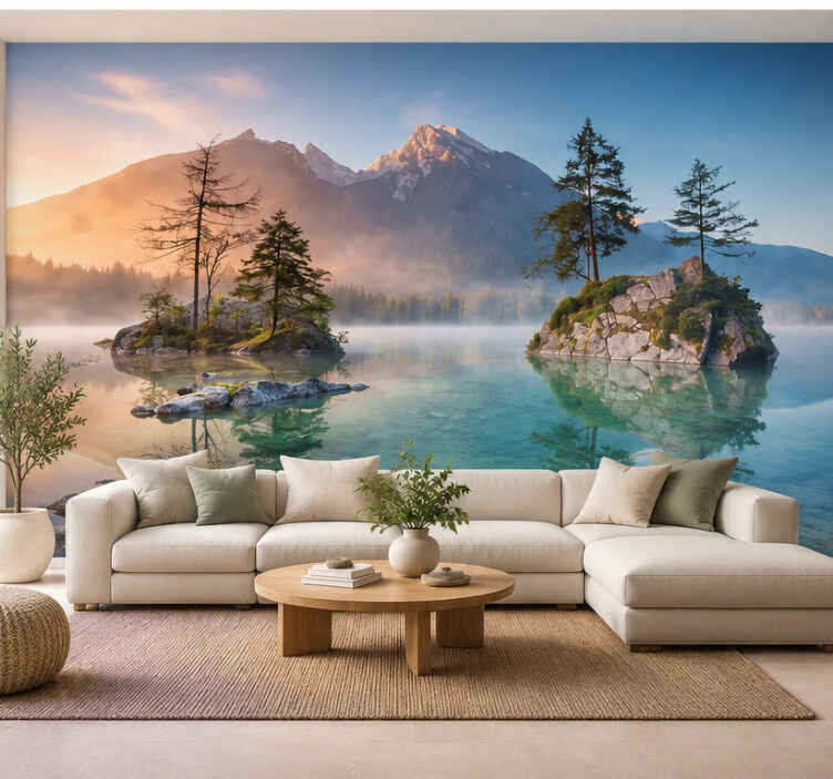 Tapisserie montagne nature - TenStickers