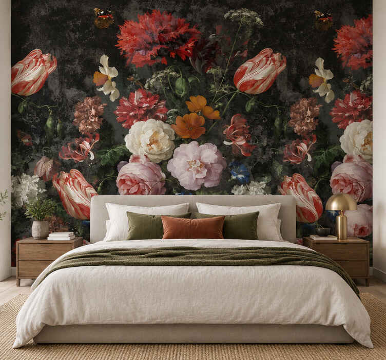 Mural de parede natureza flores - TenStickers