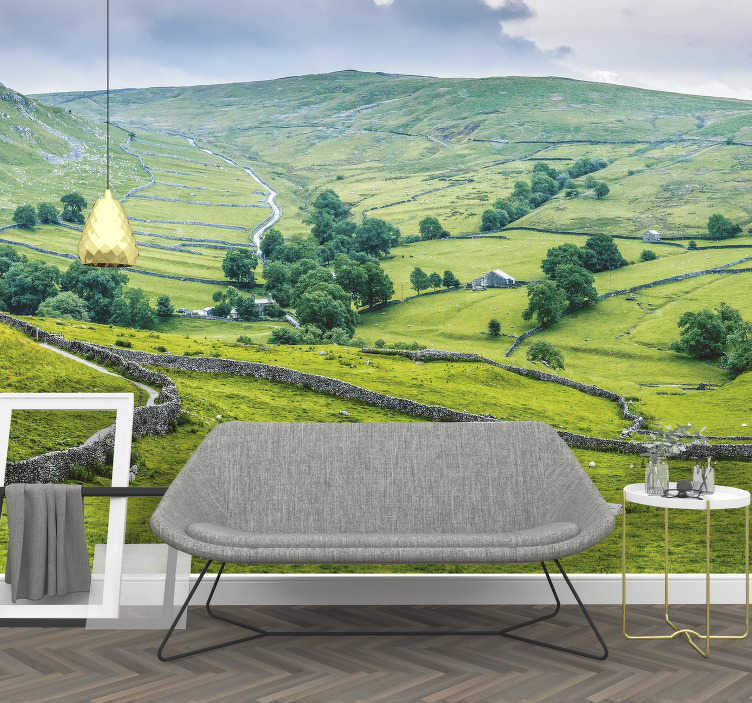 English Countryside mural wallpaper - TenStickers