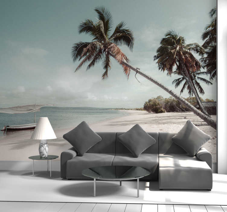 Fotomural decorativo de praia em moçambique - TenStickers