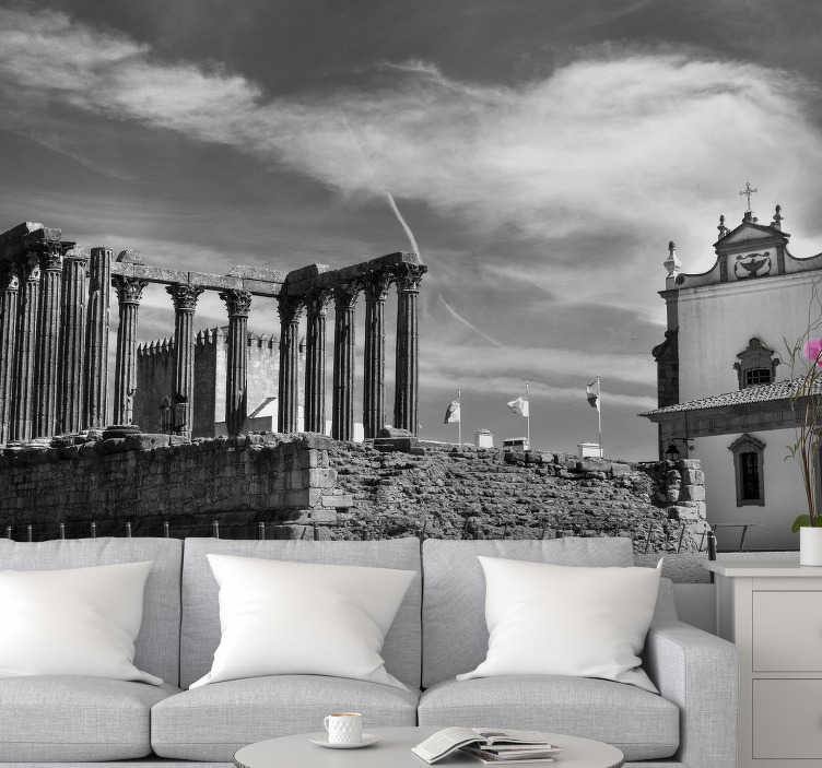Fotomural de lugares Templo de Évora - TenStickers
