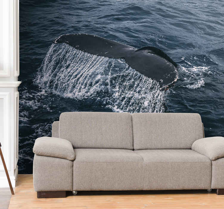 Photo murale Queue de baleine