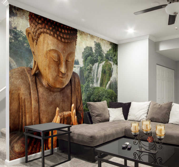 Buddha zen photo wallpaper - TenStickers