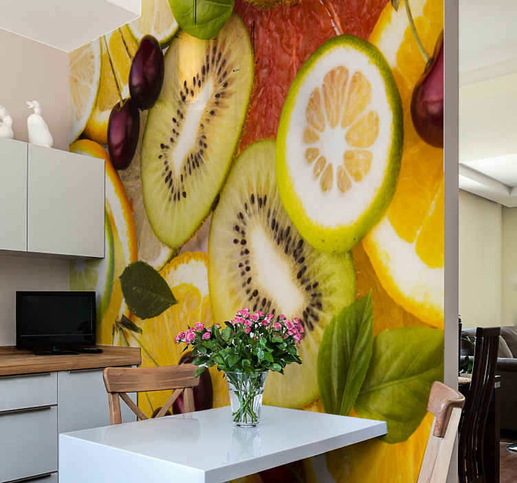 Cadre Decoration Murale Salon Moderne Fruit Foods Affiches Peinture pour  Cuisine Pomme Raisin Mur Photos Pour Salle À Manger Décoration de La Maison