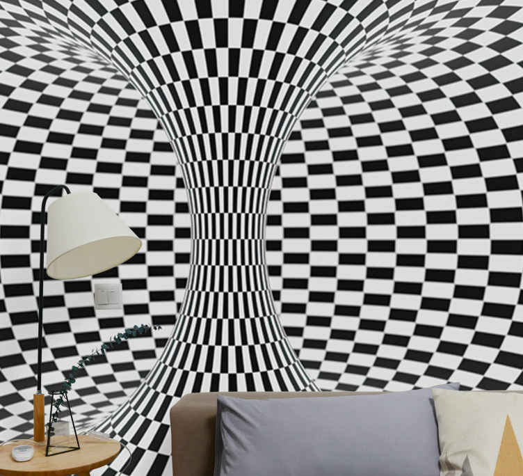 Black And White 3d Mural Wallpaper Image Num 15