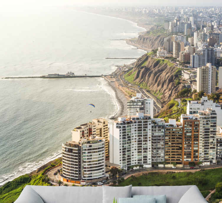 Lima views mural wallpaper - TenStickers