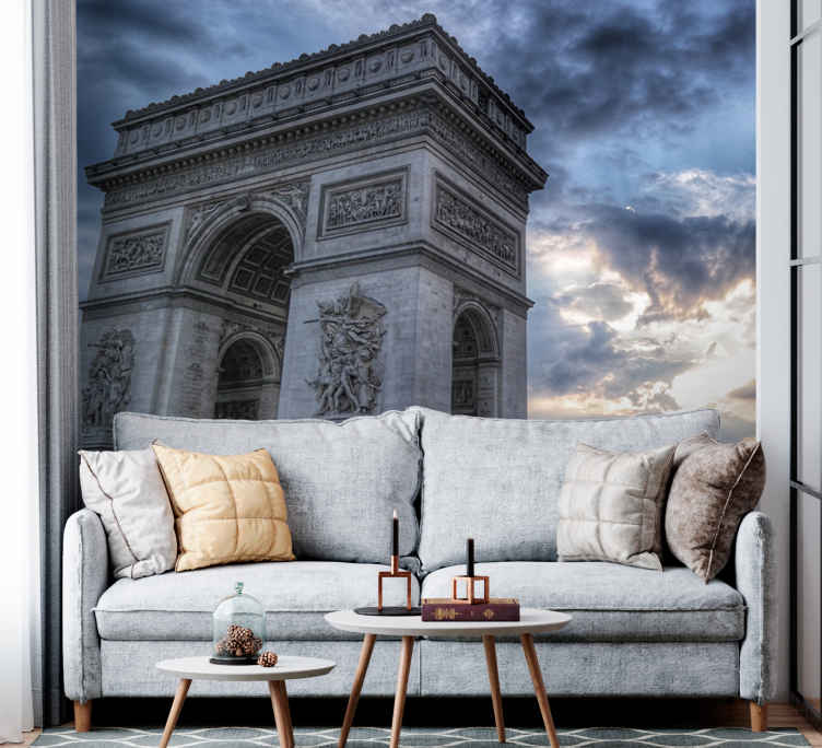 Arc de Triomphe View paris wall mural - TenStickers