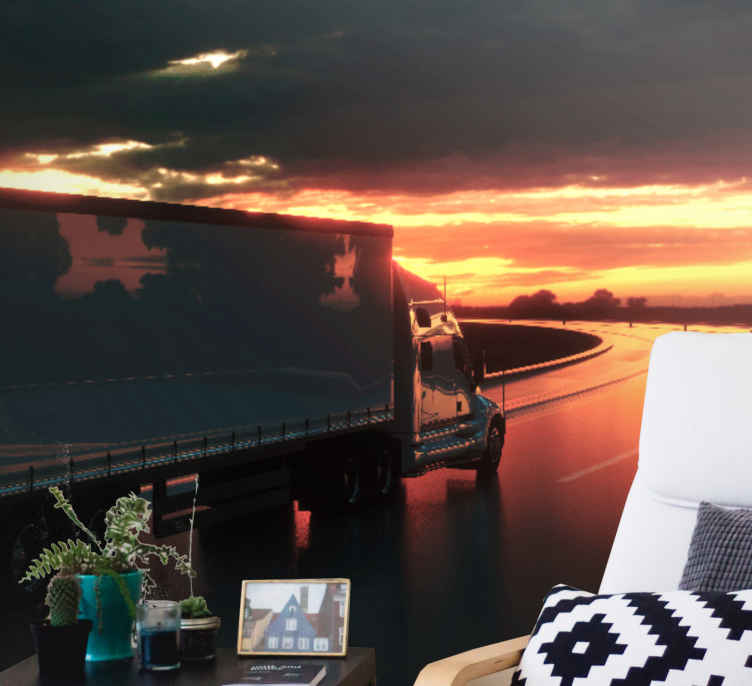 Carta da parati con tramonto - TenStickers