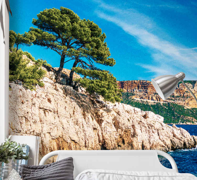 Marsilya calanques ofis duvar kağıdı - TenStickers