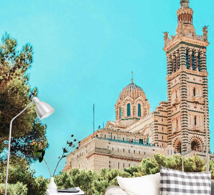 Notre dame de la garde nappali falfestmény - TenStickers