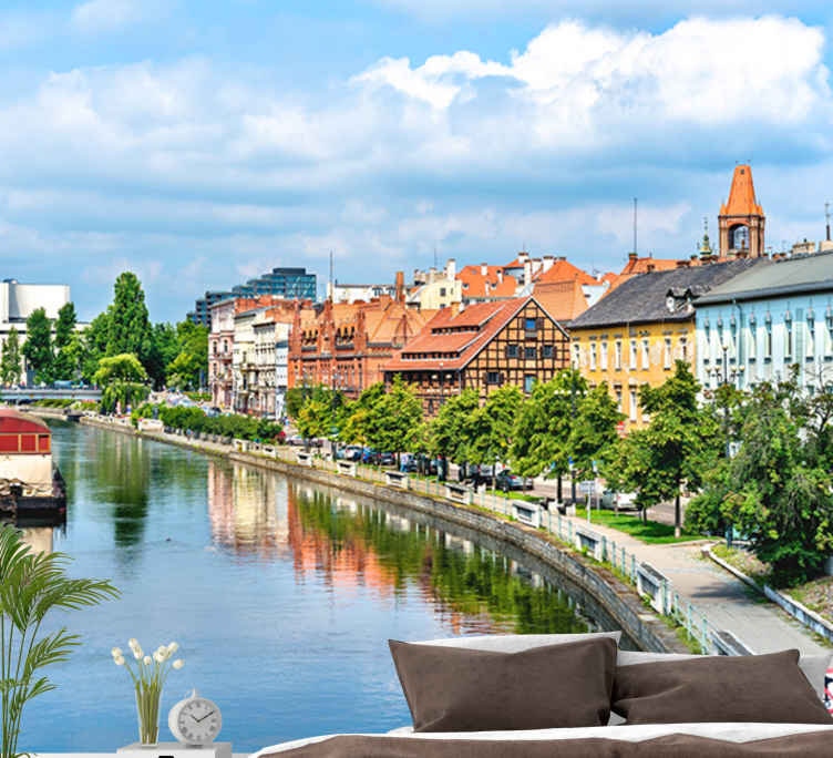Miesto sienų freska paveldas miesto peizaže - „Tenstickers“