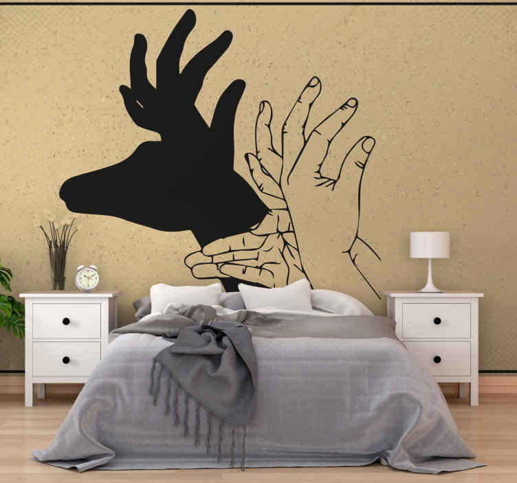 Stag puppet mural wallpaper - TenStickers