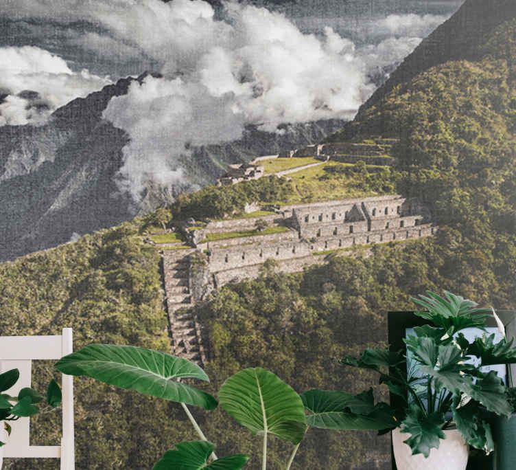 Bird view of Choquequirao nature murals - TenStickers