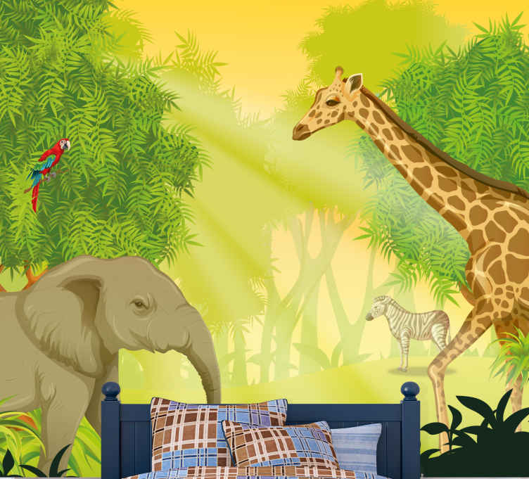 Fotomurais de paisagens Selva e floresta. - TenStickers