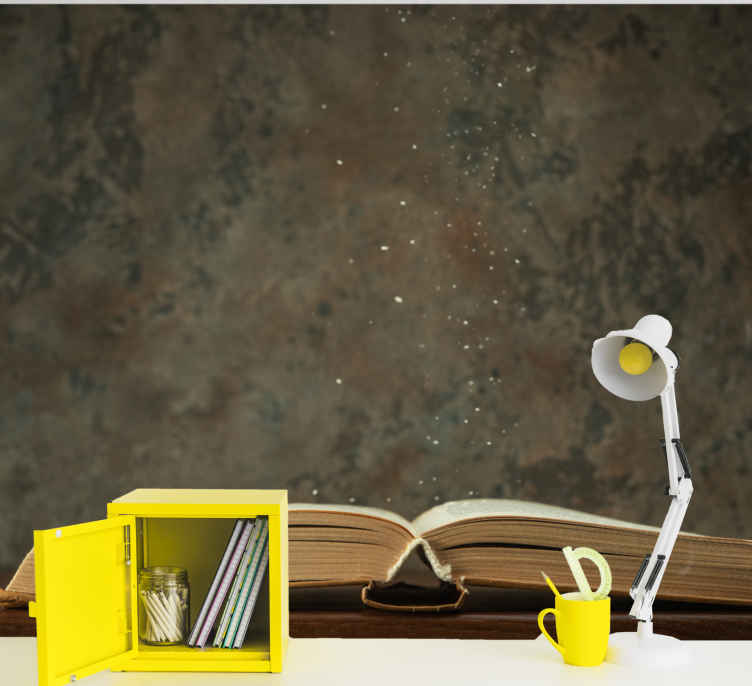 Art wall mural open book enchantment - TenStickers