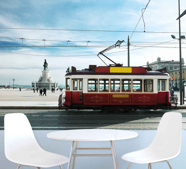 Fotomural para sala eléctrico em Lisboa - TenStickers