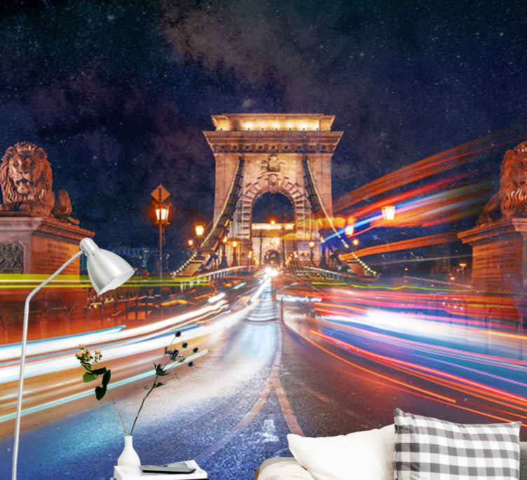Kedjebron i budapest fototapeta - Tenstickers