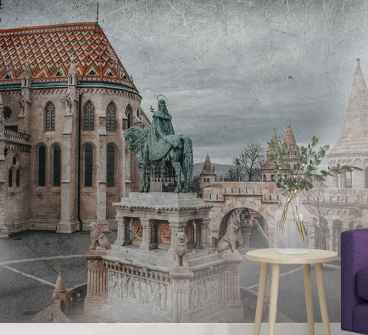 žvejų bastionas budapešto sienų fototapetai - „Tenstickers“