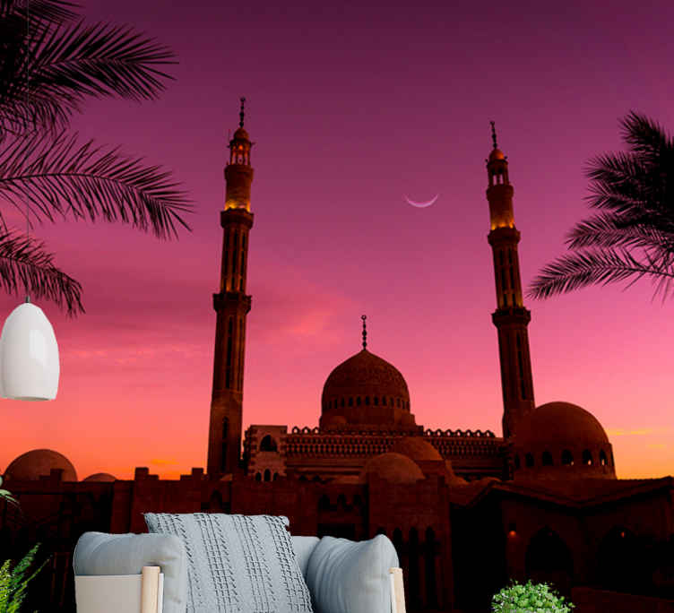 Emirates beautiful mosque wall mural - TenStickers