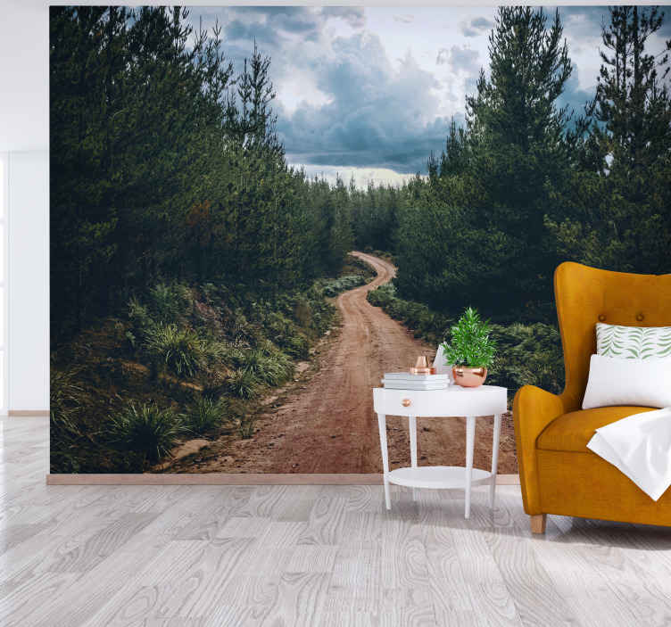 Pine Forest Mural  Dunelm