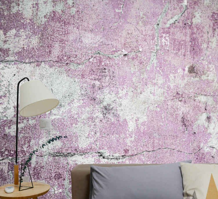 Fotomurale textures Cemento grigio e rosa