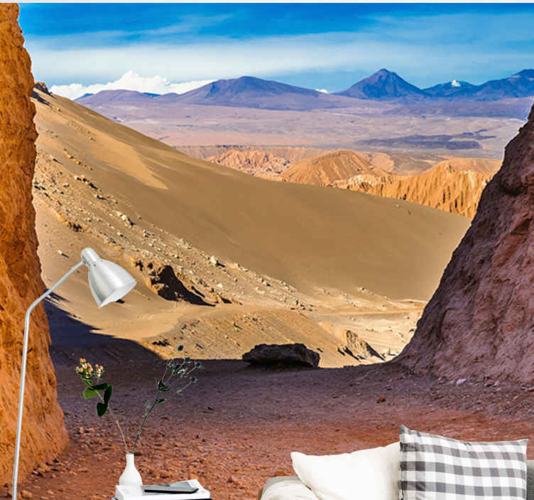 Murales per camera Disegno del deserto di atacama