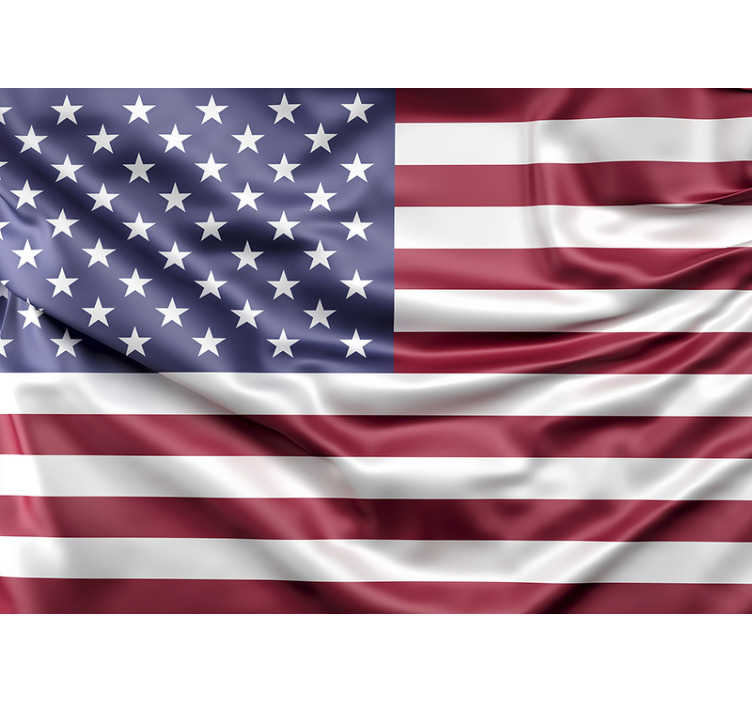 Usa Lippu Valokuvatapetti Tenstickers