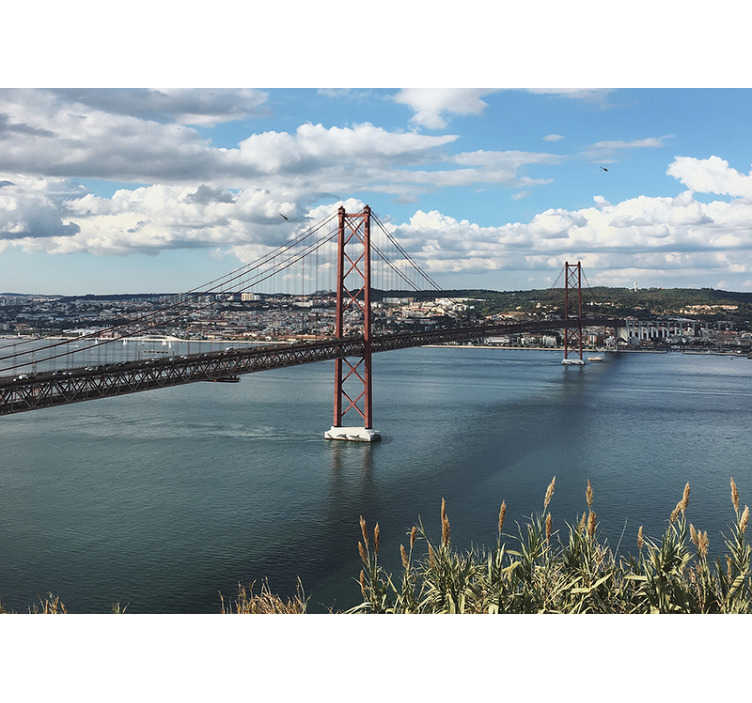 Mural de parede decorativo Ponte sobre o Tejo - TenStickers