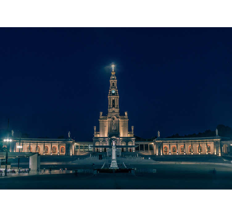 Mural de parede decorativo Santuário de Fátima - TenStickers
