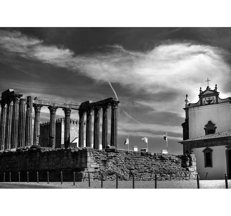 Fotomural de lugares Templo de Évora - TenStickers
